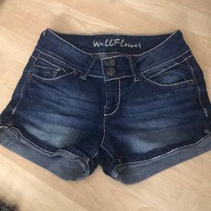 Stretch Denim Shorts
